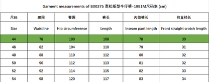 탑아크네 / 아크네스튜디오 루즈핏데님팬츠-1981M