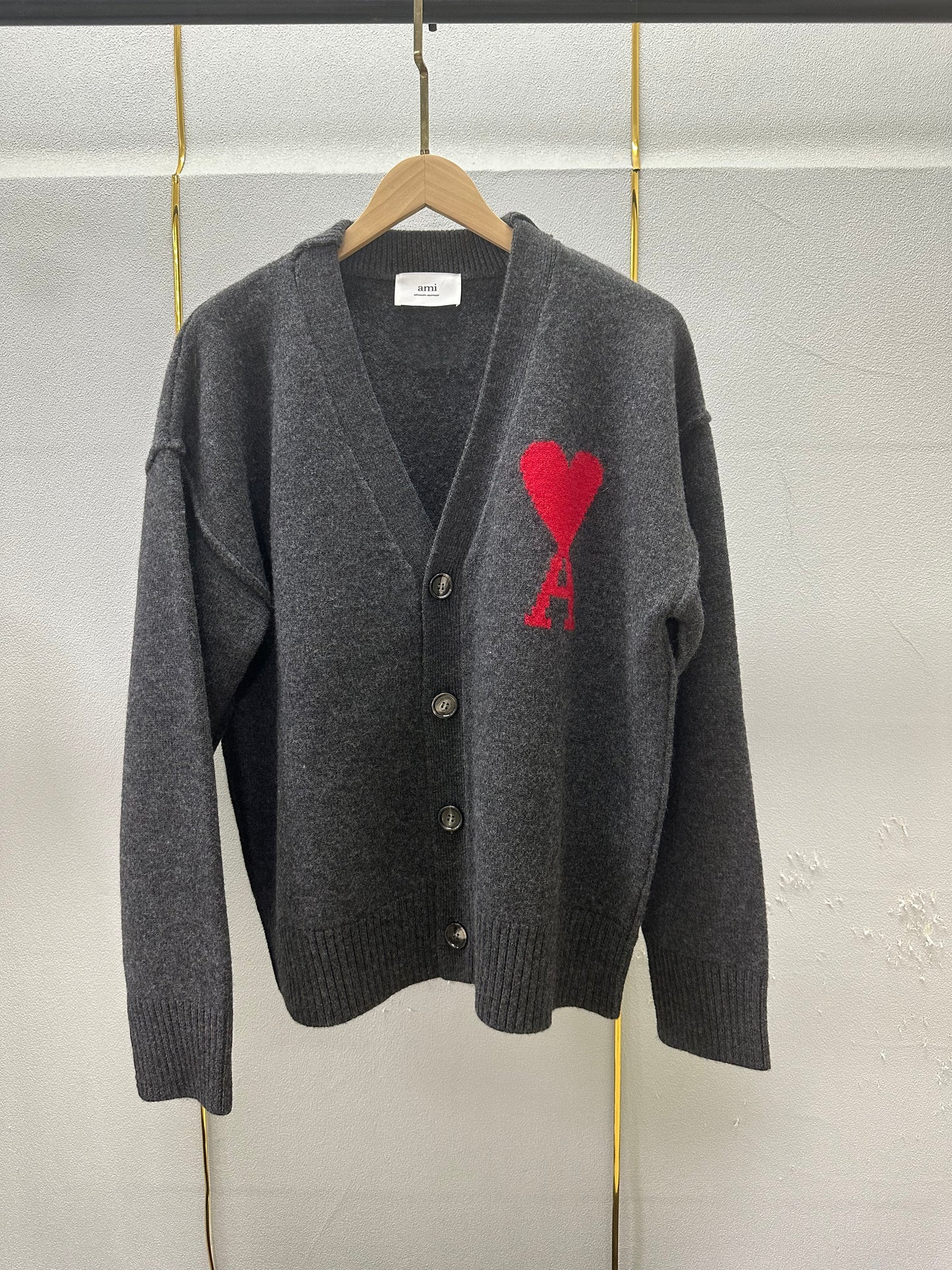 탑아미 / 아미 24년 울  카디건 스웨터