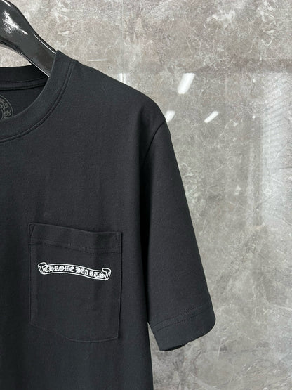 대리석 / 24SS 크롬하츠 X 매티보이 로고 포켓 티셔츠