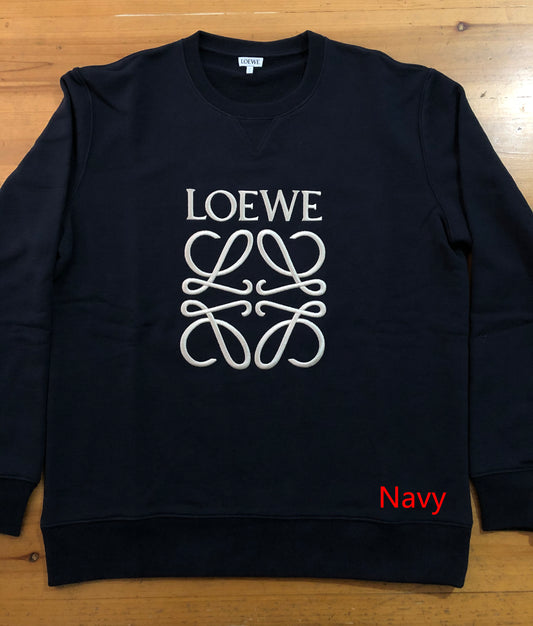 탑꼼데 /  로에베 크루넥 자수빅플라워 맨투맨