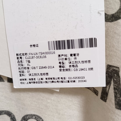 탑아크네 / 아크네스튜디오 letter printed long sleeve T-shirt