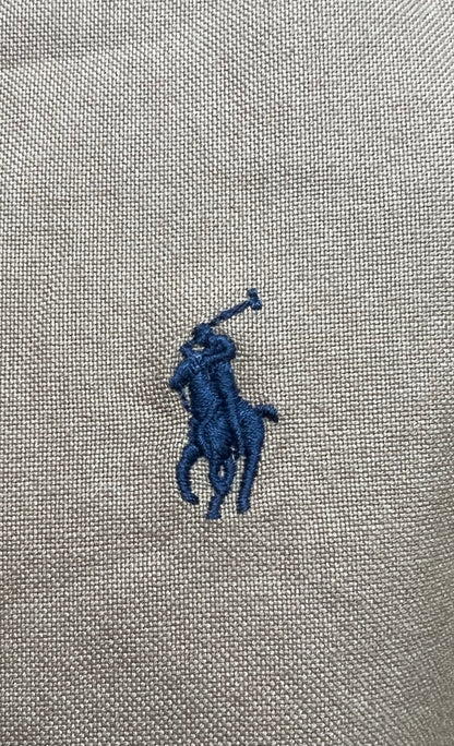 탑폴로 / 폴로 셔츠 , 클래식한 핏 카키색 옥스퍼드 셔츠