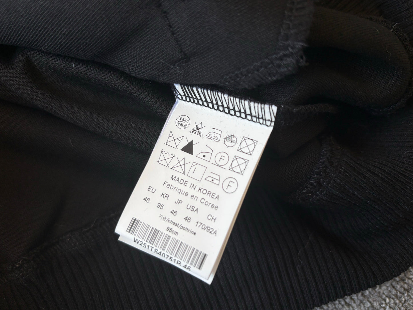 베어 / 우영미 야구 잠바 , WOO-5299 25년 야구점퍼흑색