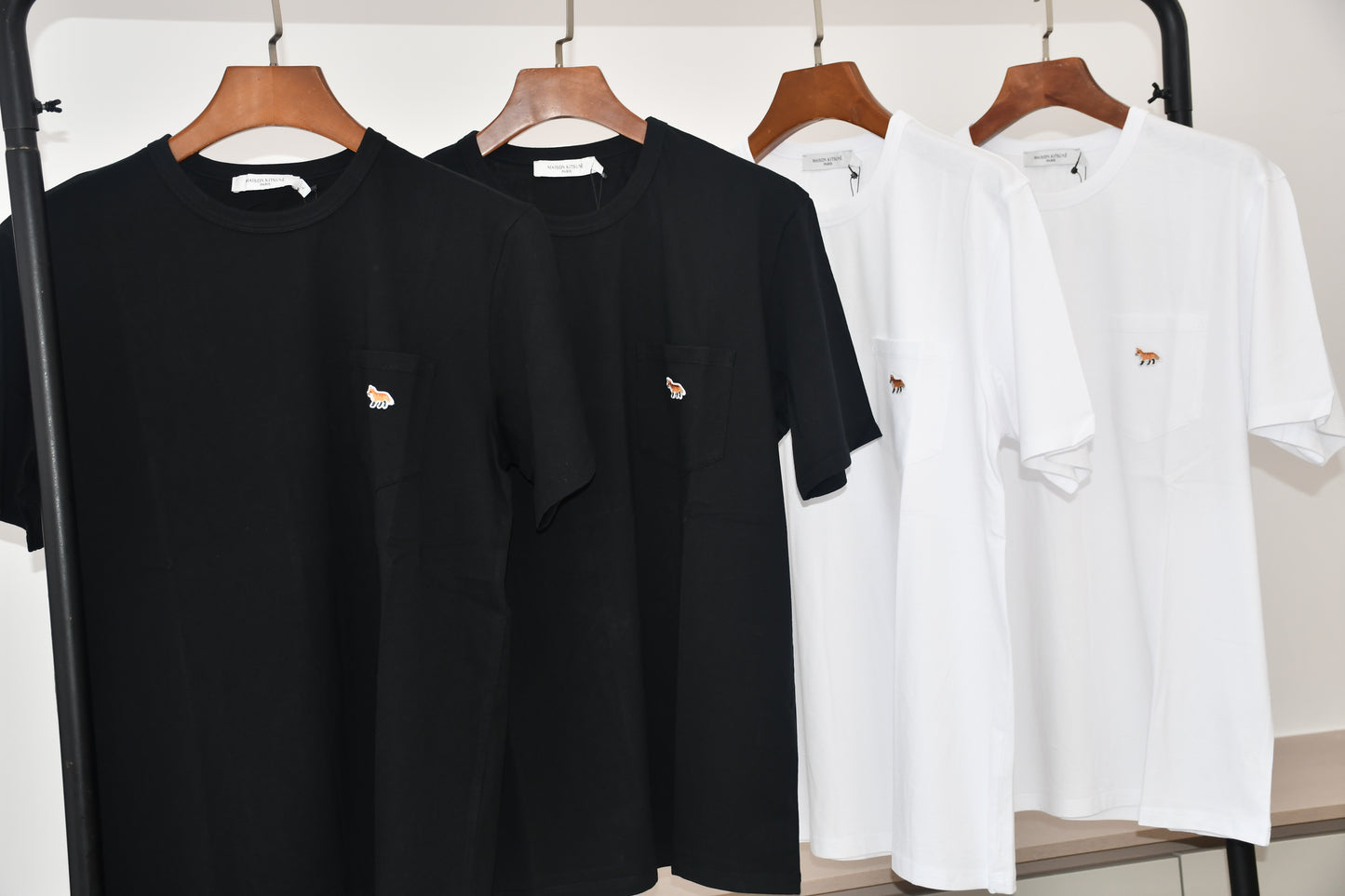 탑키츠네 / 메종키츠네 반팔티 , 유니버설 BB빅폭스 라운드 반팔 티셔츠