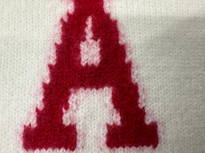 탑아미 / 아미  24 레드 빅로고 라운드 니트