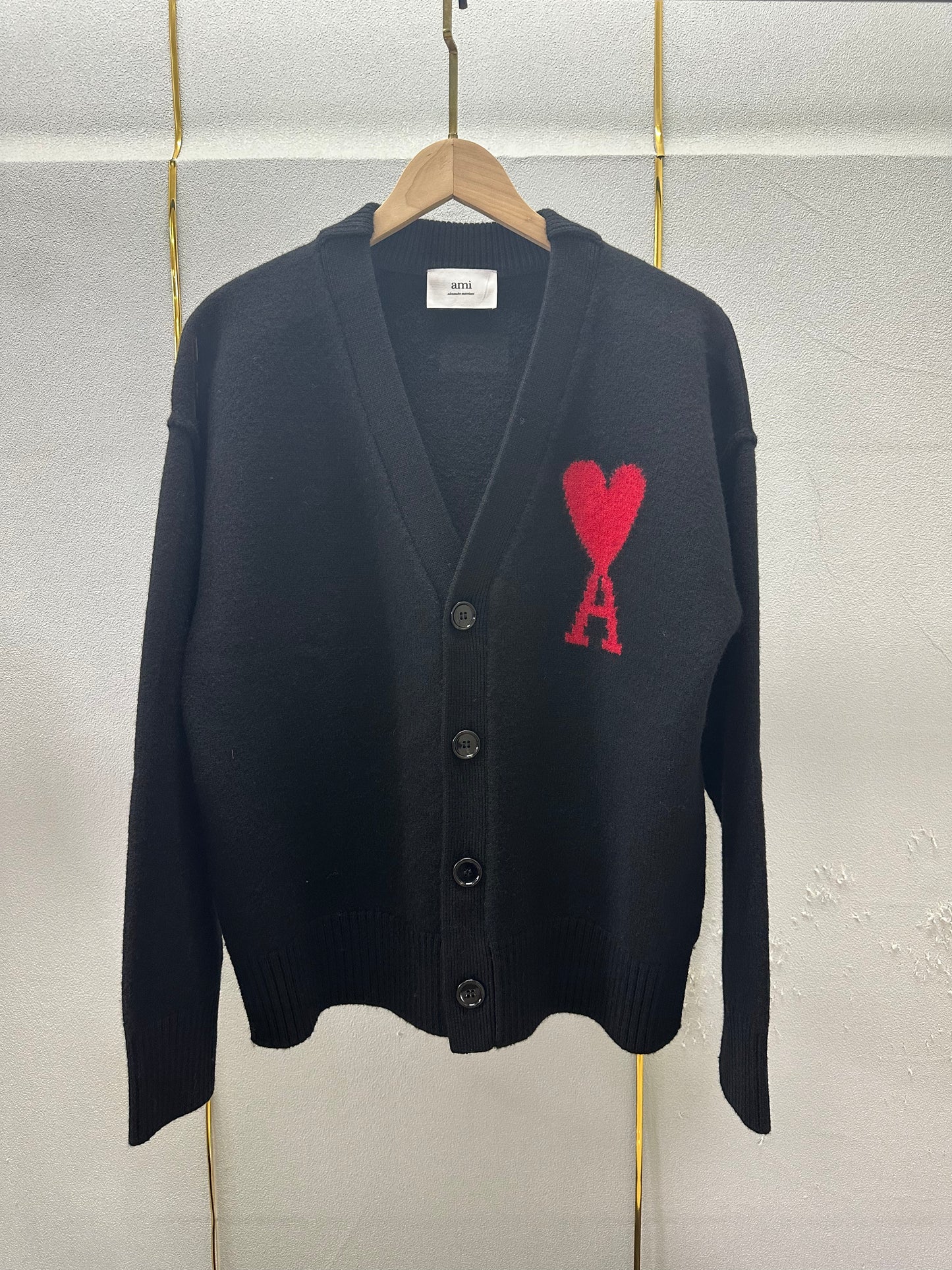 탑아미 / 아미 24년 울  카디건 스웨터