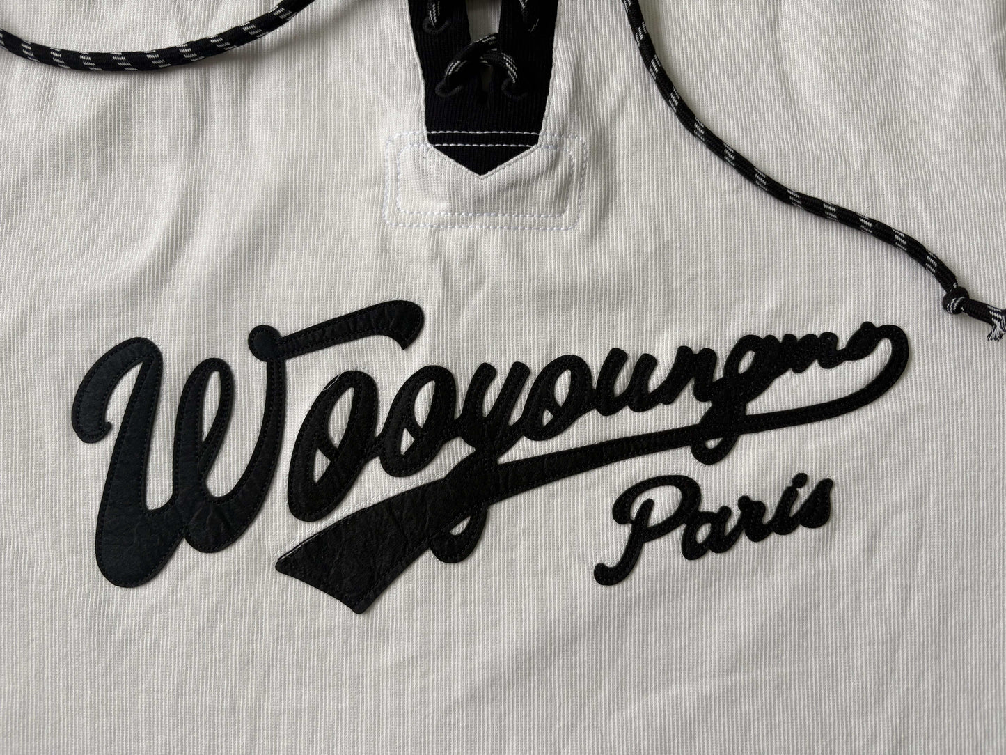 베어 / 우영미 럭비티 , WOO-5291 럭비 유니온 긴팔 화이트