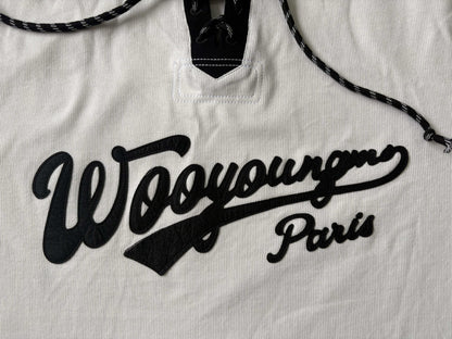 베어 / 우영미 럭비티 , WOO-5291 럭비 유니온 긴팔 화이트