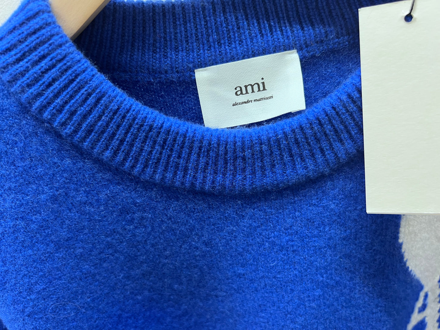 탑아미 / 아미 캐시미어 화이트 빅 사이즈 스웨터