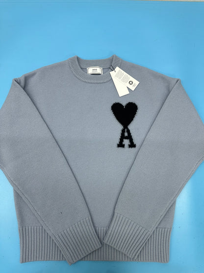 탑아미 / 아미 스틸 블루 울 스웨터