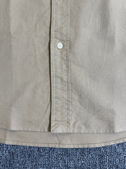 탑폴로 / 폴로 셔츠 , 클래식한 핏 카키색 옥스퍼드 셔츠