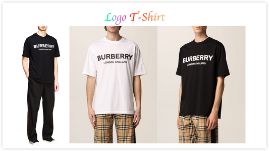 탑몽클x/버버리 남성 프린트 티셔츠