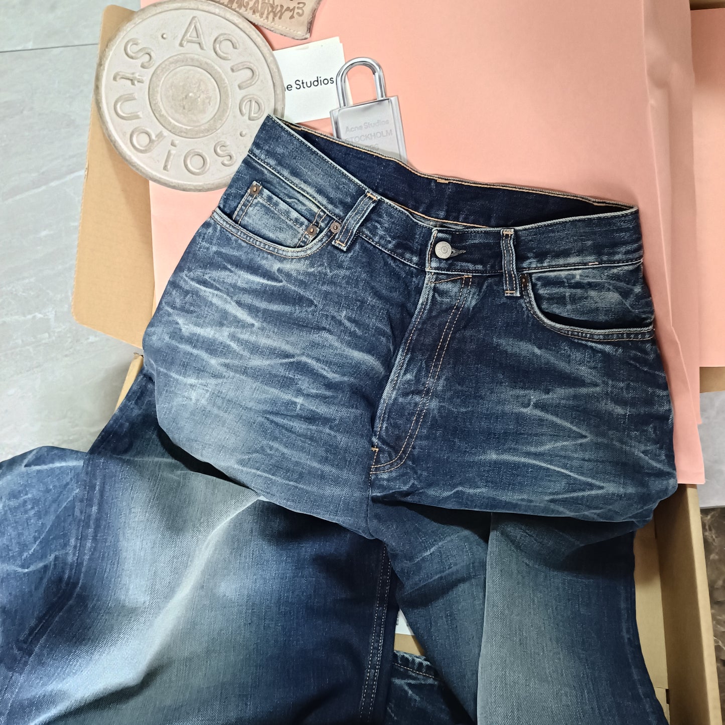 탑아크네 / 아크네스튜디오   울트라와이드핏데님팬츠