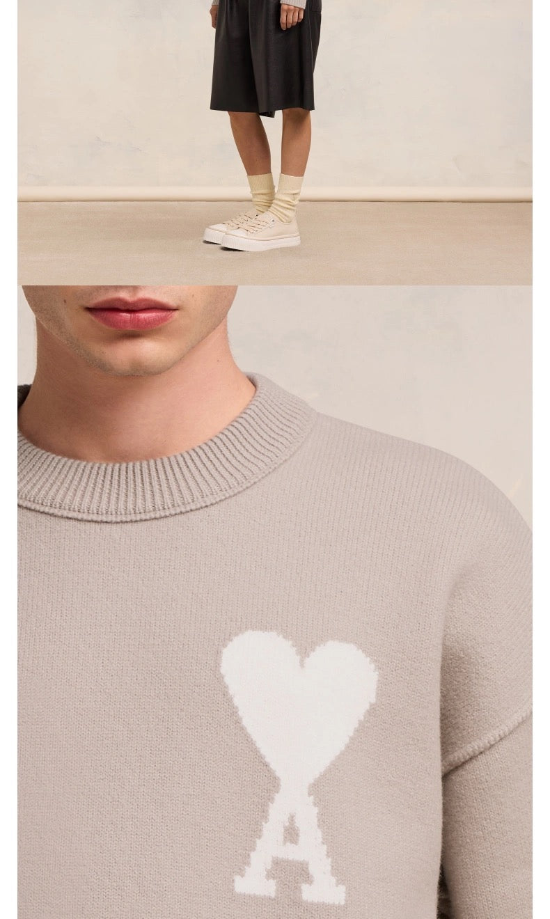 탑아미 / 아미 메리노울  라운드 스웨터