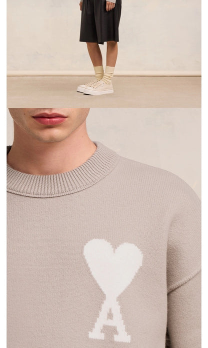 탑아미 / 아미 메리노울  라운드 스웨터