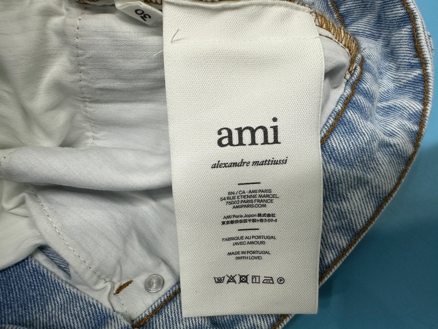 탑아미 / 메탈 하트 로고 청바지