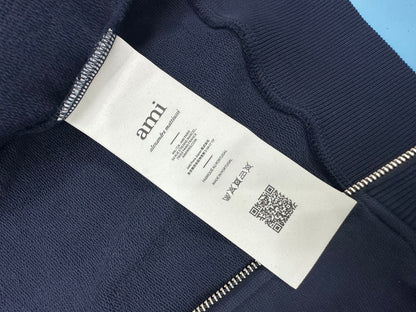 탑아미 / 아미 2025년형 화이트 와펜 후드집업 white badge zipper hoodie