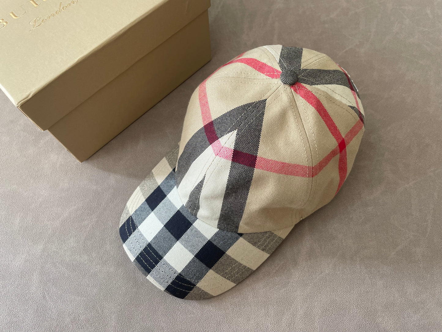 웨이브/버버리 모자