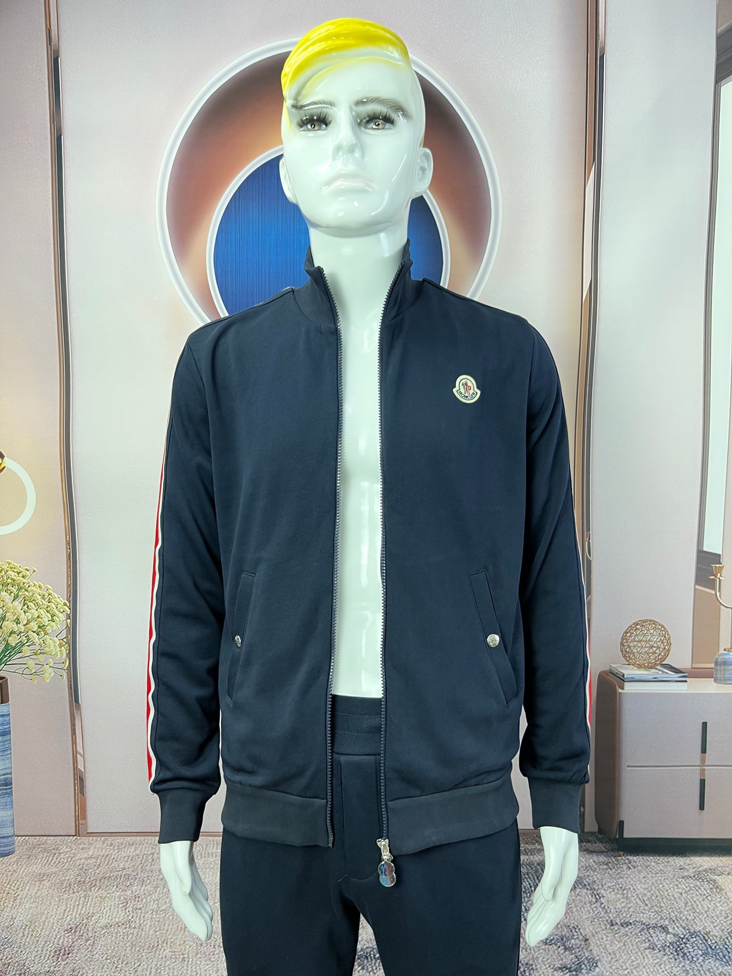 탑몽클 / MC 반사성 스트라이프 스웨츠셔트