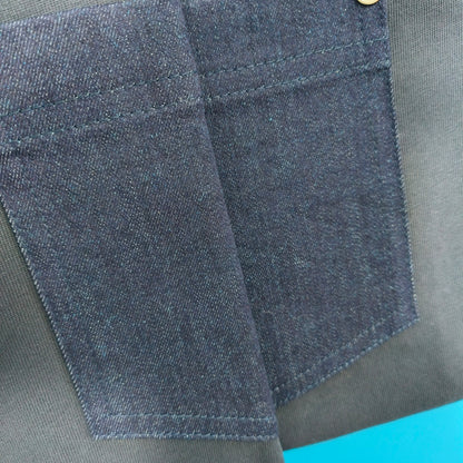 탑몽클X  / MC 데님 포켓 티셔츠