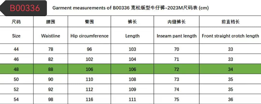 탑아크네 / 아크네 스튜디오 2023M 루즈핏데님팬츠