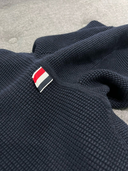 대리석 / 톰브라운 사선 완장 와플 후드 집업