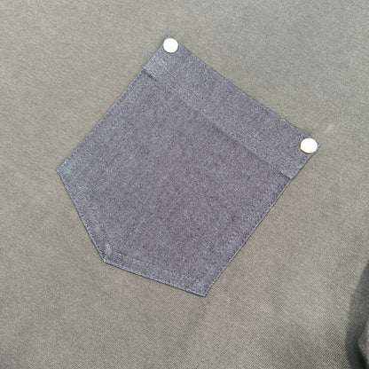 탑몽클X  / MC 데님 포켓 티셔츠