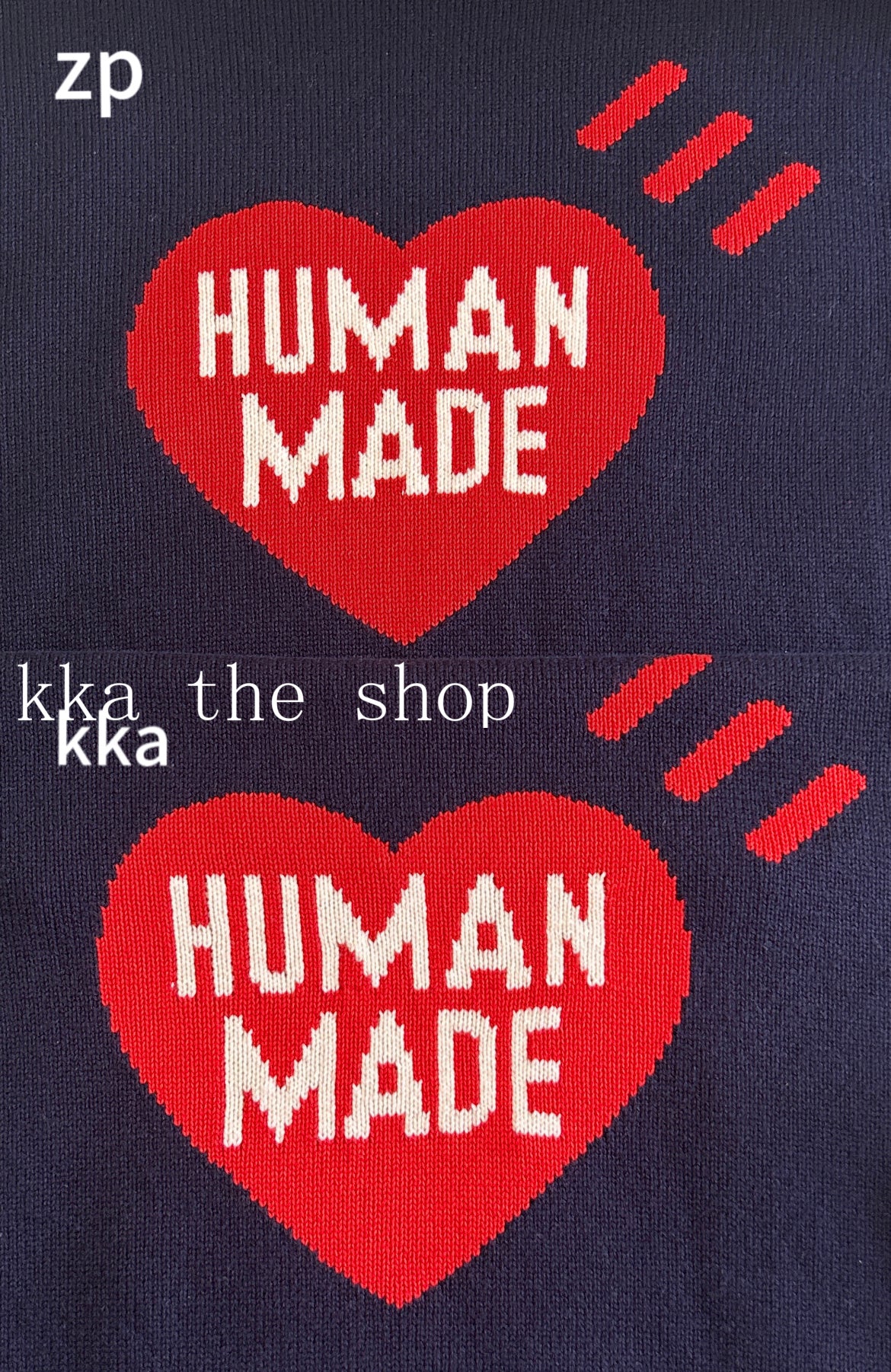 kka / 휴먼메이드 니트 , HUMAN MADE스웨터