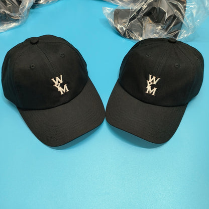 탑우영미 / 우영미 모자 , Wooyoungmi 블랙 로고 볼캡