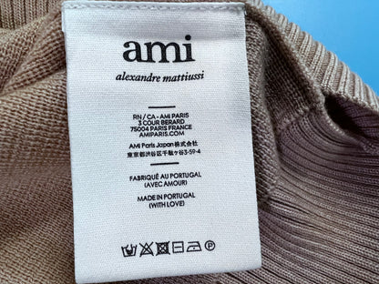 탑아미 / 아미 니트 , 클래식 스몰 로고 라운드 니트