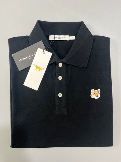 탑아키마 / 메종키츠네 싱글 옐로우 폭스 헤리티지 폴로 셔츠