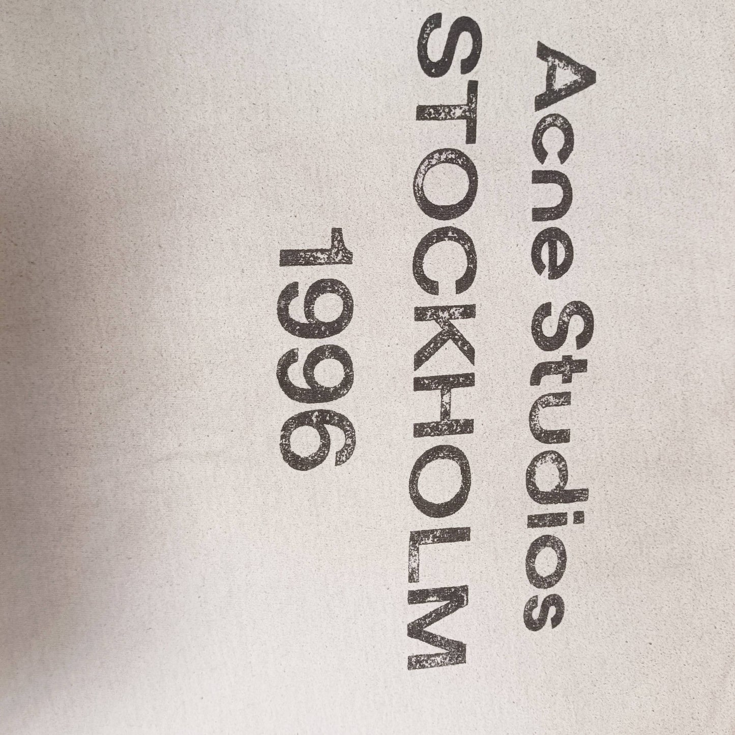 탑아크네 / 아크네스튜디오 letter printed long sleeve T-shirt