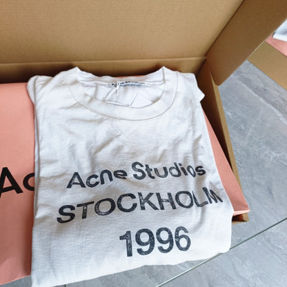 탑아크네 / 아크네스튜디오 letter printed long sleeve T-shirt