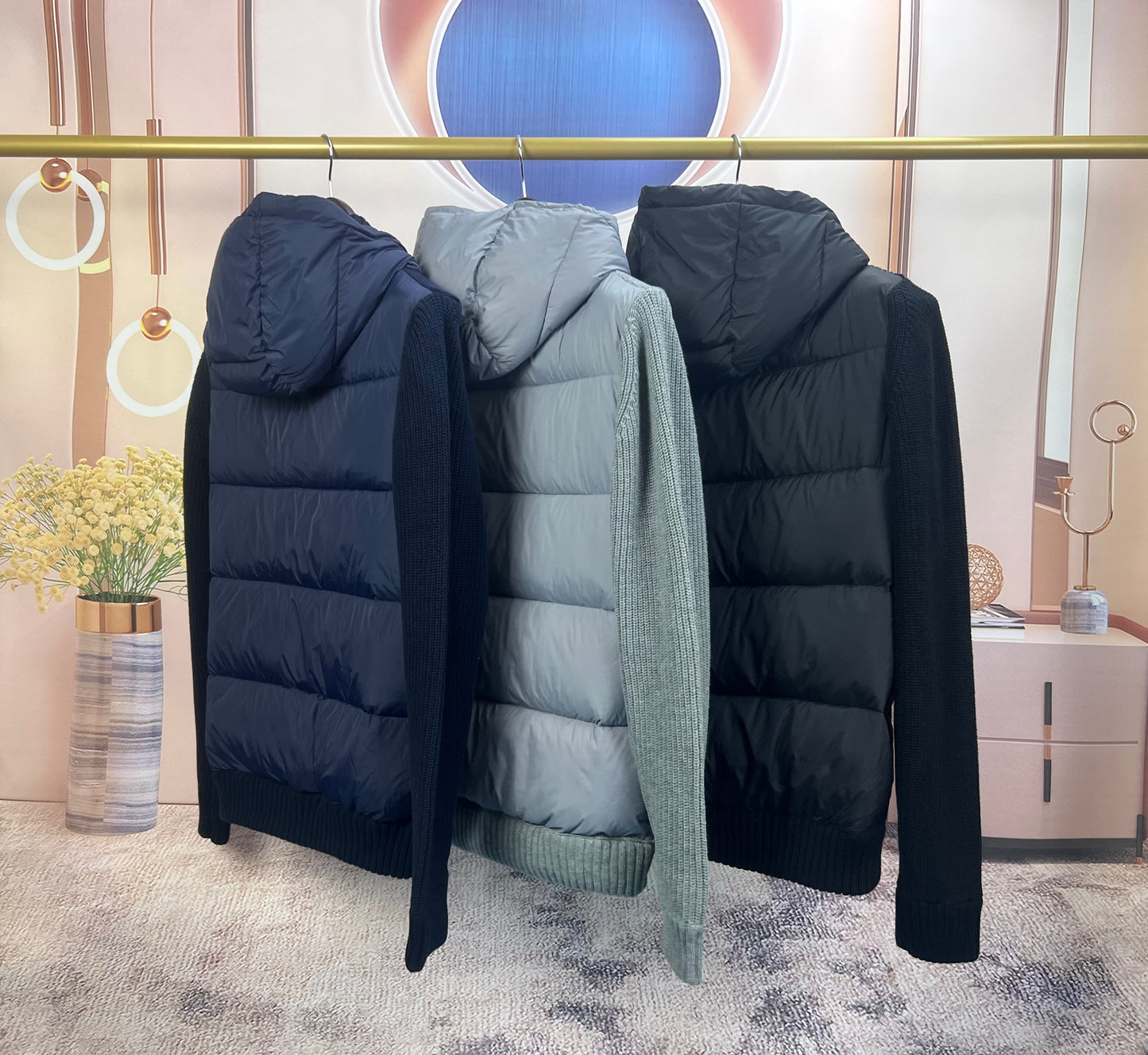 탑몽클  / MC 빈티지 니트 다운