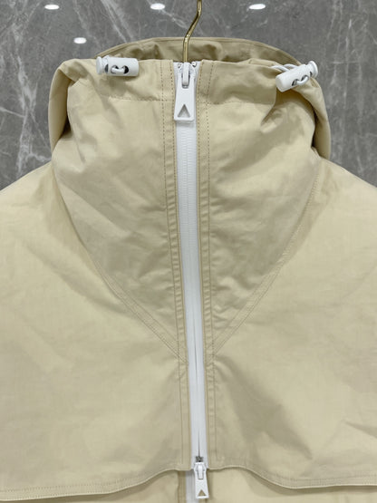 대리석 /  보테가베네타 이중지퍼 베이지 구스다운 루즈핏 패딩점퍼