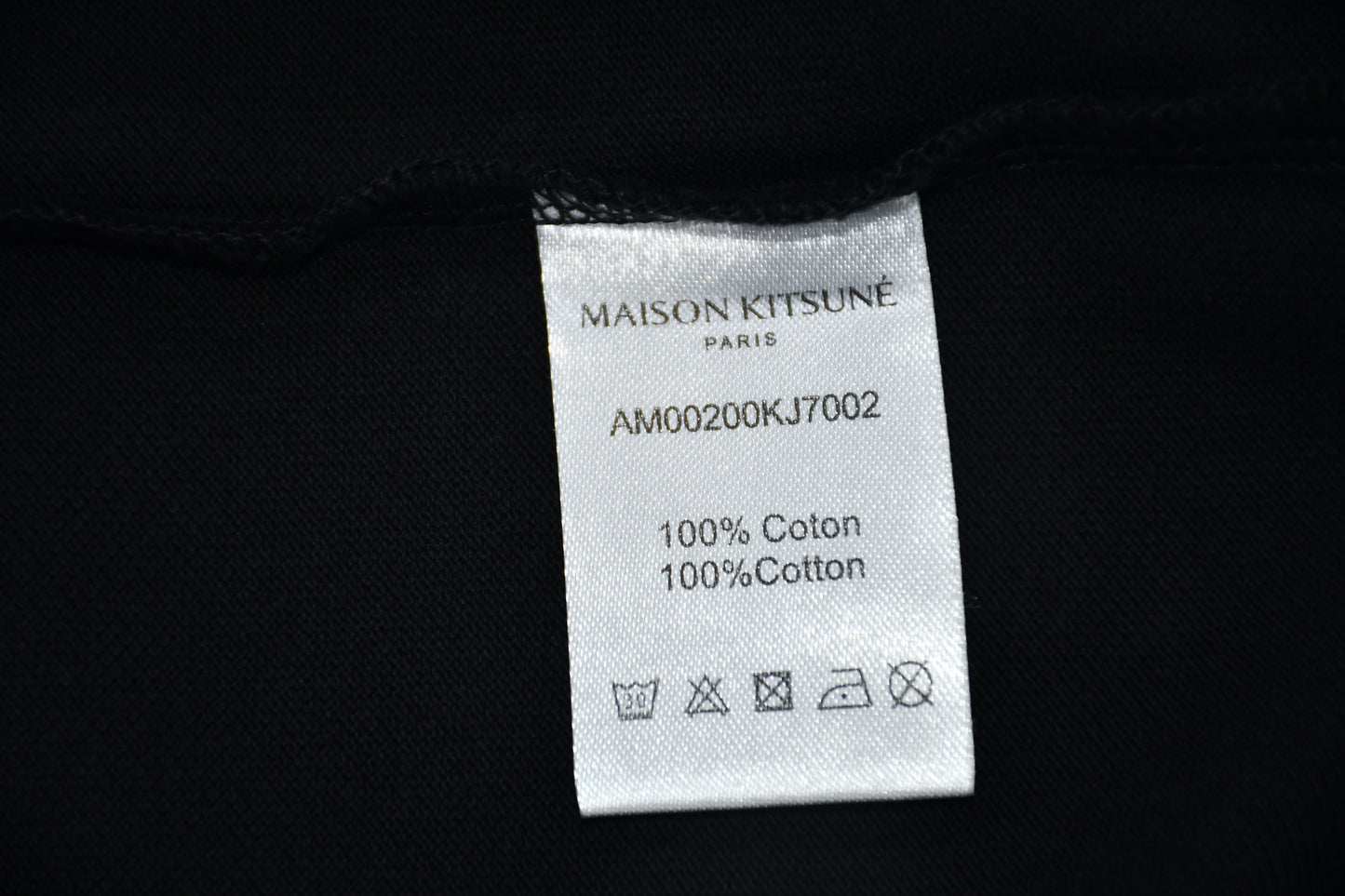 탑키츠네 / 메종키츠네 남여공용 삼색폭스 반팔 폴로셔츠