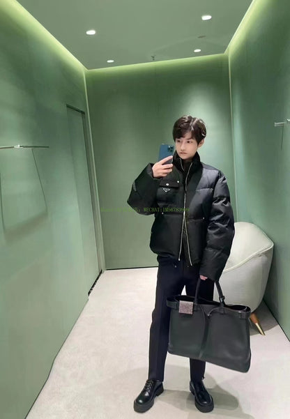 ru / 프라다 리나일론 포켓 다운 남성 패딩