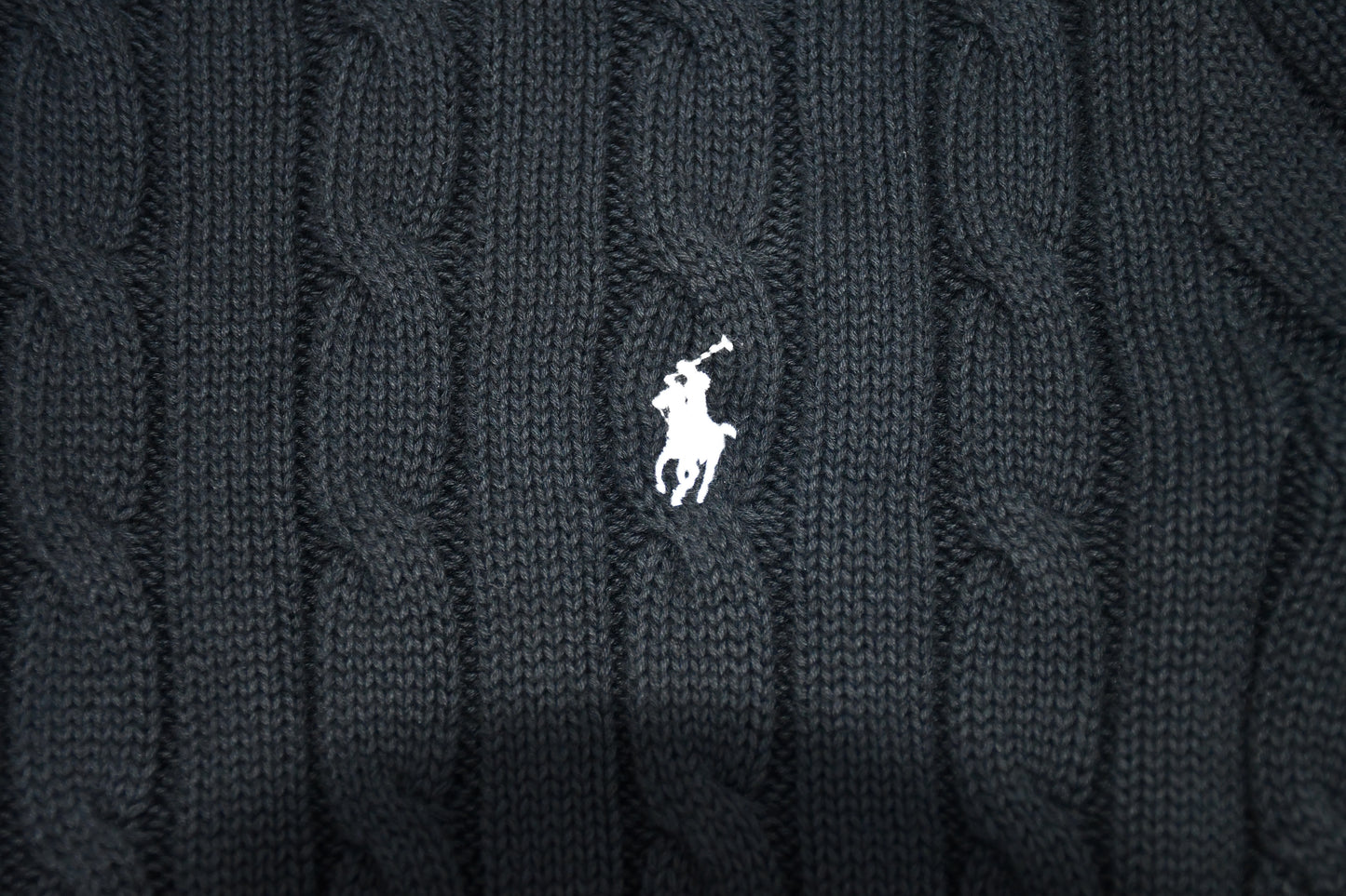 탑키츠네 / 폴로 여성 꽈배기 짜임 라운드 니트