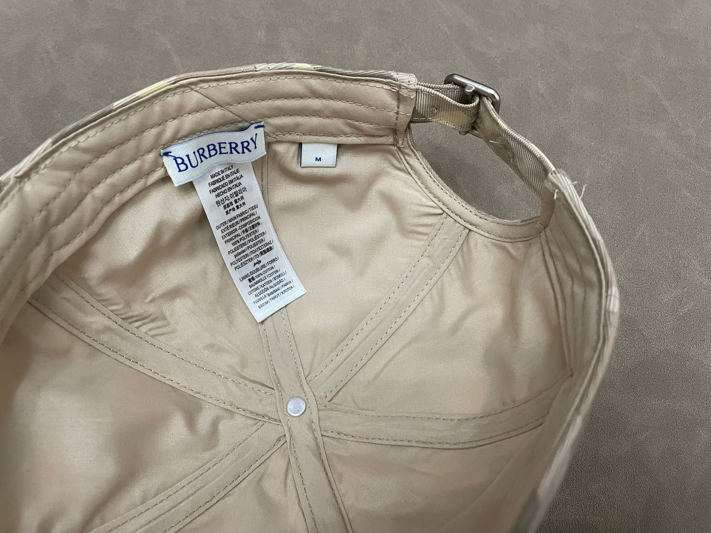 웨이브/버버리 모자