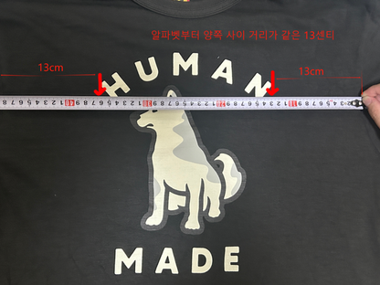 kka / 휴먼메이드 반팔티 ,  HUMAN MADE Jindo dog