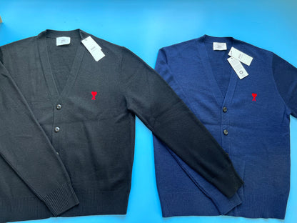 탑아미 / 아미 가디건 , 스몰 로고 카디건 스웨터