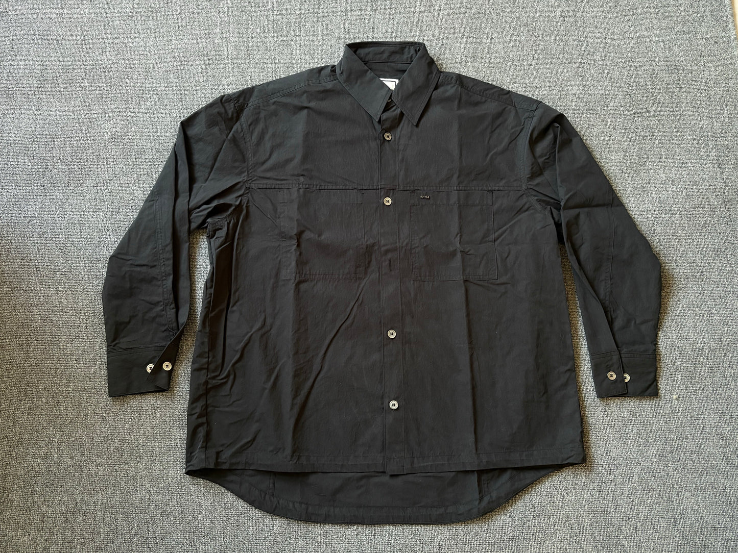 베어 / 우영미 블랙 셔츠 , WOO-5293 25년 블라우스흑색