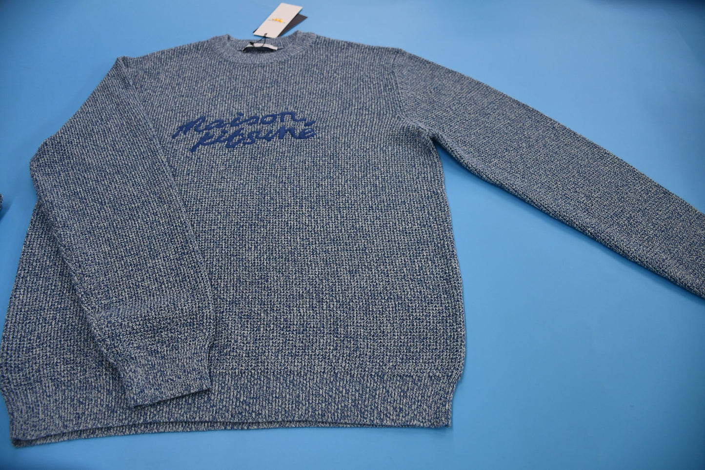 탑키츠네 / 메종키츠네 남녀 공용 라운드 니트 풀오버 니트