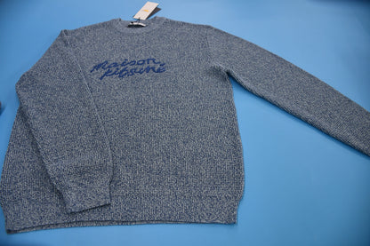 탑키츠네 / 메종키츠네 남녀 공용 라운드 니트 풀오버 니트