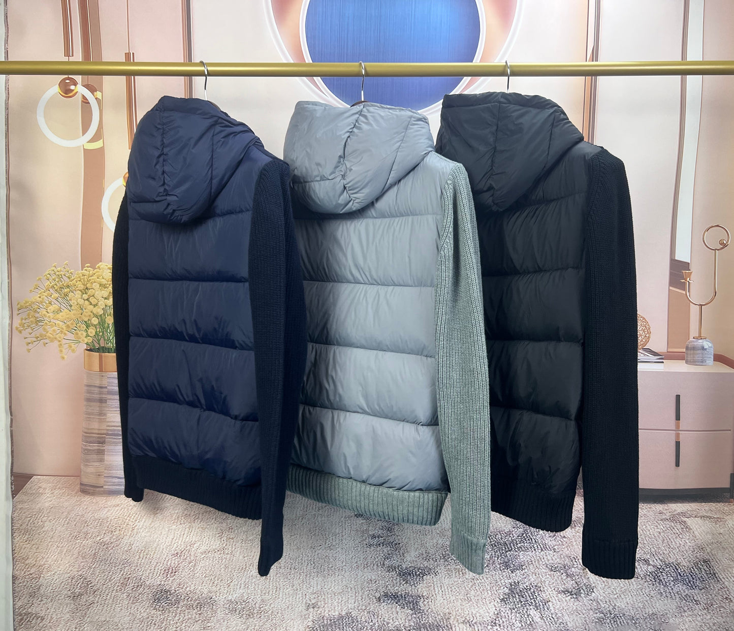 탑몽클  / MC 빈티지 니트 다운