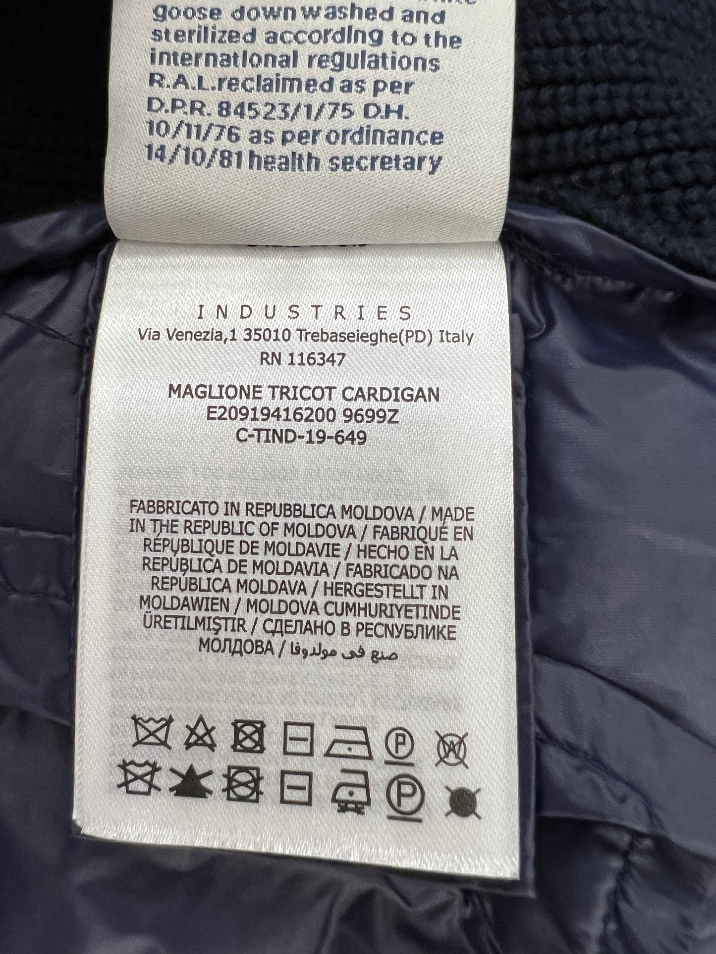 탑몽클 / MC 모자 스트라이프 맨투맨