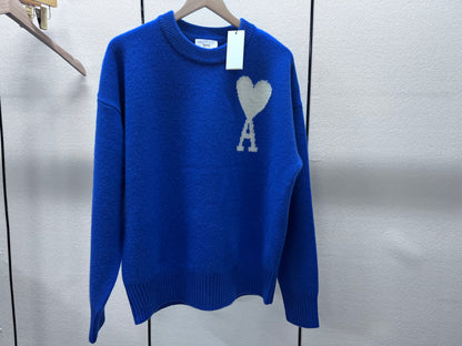 탑아미 / 아미 캐시미어 화이트 빅 사이즈 스웨터