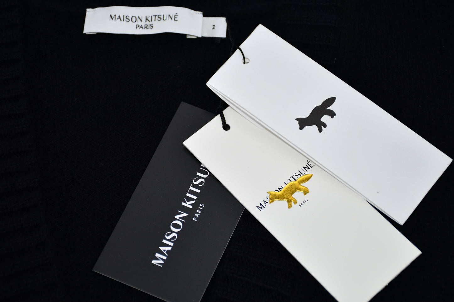 탑키츠네 / 메종키츠네 가디건 유니 베이비폭스 브이넥 가디건