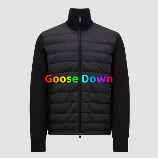 탑몽클 / MC 구스다운 후드 울 카디건