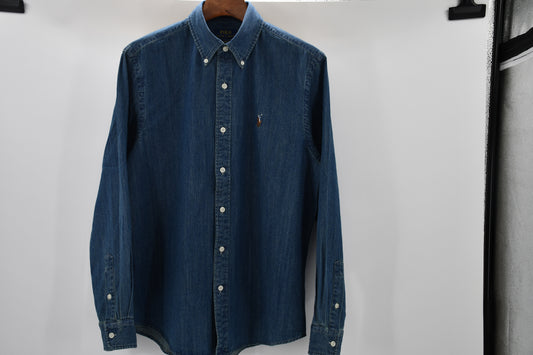 탑키츠네 / 폴로 아메리칸 빈티지 빈티지 워싱 데님 빈티지 긴팔 셔츠